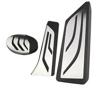 Jodriva Copri pedali for auto, for BMW, X1 X2 1 2 Serie F48 F39 F40 F45 F46 Protezione freno pedale morto Acciaio inossidabile Copripedale
