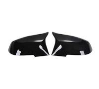 Jodriva Copri specchietti retrovisori, for, Serie 1 2 3 4 F20 F21 F87 M2 F23 F30 F36 X1 E84 Retrovisore in fibra di carbonio nero lucido Copertura per specchietto retrovisore auto(Schwarz)