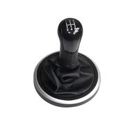 Jodriva CUFFIA CUFFIA CAMBIO TELAIO CROMATO OPACO, for Ford, for Fiesta, MK6 02-08 Copertura leva cambio POMELLO DEL CAMBIO Fusion Transit Connect Cuffia leva cambio(BLACK Pair)