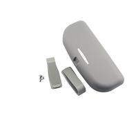 Jodriva Custodia for occhiali da sole for auto, scatola porta occhiali, for Mitsubishi, ASX for Outlander Lancer Colt Evolution Pajero Eclipse Cross Grandis Zinger Portaocchiali da sole per auto(Grey)