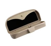 Jodriva Custodia for scatola porta occhiali da sole for auto, for Toyota, for Corolla, Yaris Vois, for RAV4, for Prado for Highlander CHR C-HR 2005-2021 Accessori Portaocchiali da sole per auto(Beige)
