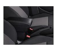 Jodriva For Chevrolet, for Niva Scatola bracciolo for auto Accessori for la modifica della scatola portaoggetti della console centrale for auto con USB Bracciolo per auto(BLACK A Style White Line)