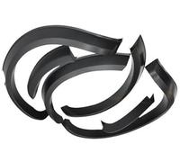 Jodriva For Isuzu, Mu-x 2017 2018 2019 2020 6 pz/set Auto Flares Passaruota Opaco Balck Parafanghi Rivestimento passaruota