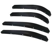Jodriva For Jeep, Wrangler JL 2018-2022 4 pezzi strisce parafanghi larghezza passaruota passaruota decorazione ABS striscia decorativa Rivestimento passaruota