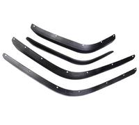 Jodriva For Jeep, Wrangler JL 2018-2023 Parafango for auto allargato Trim Paraspruzzi Ruota Sopracciglio Striscia di estensione più ampia Rivestimento passaruota(HIGHER FENDER)