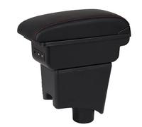 Jodriva For NISSAN, for Almera G15 bracciolo auto scatola bracciolo protezione console centrale bracciolo scatola portaoggetti centrale auto Bracciolo per auto(BLACK B1 3 USB)