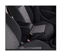 Jodriva For NISSAN, for Sylphy, for Tiida Scatola bracciolo for auto Scatola portaoggetti for console centrale USB Accessori for auto Bracciolo per auto(BLACK Black White)