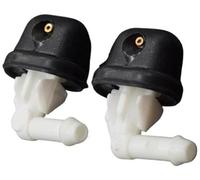 Jodriva, for Peugeot, 106 1996 1997 1998 1999 2000 2001 2002 2003 2 pezzi ugello di spruzzo for tergicristallo posteriore 2 pezzi 643896 spruzzatore d'acqua for cappuccio Ugello lavavetri