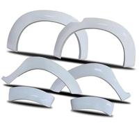 Jodriva For Toyota, Hilux Vigo 2012 2013 2014 Doppia Cabina Flare Passaruota Flares Accessori Auto Rivestimento passaruota(White)