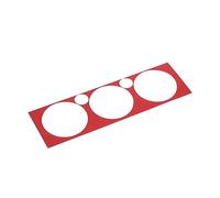 Jodriva For Toyota, Tacoma 2011-2014 Auto Aria Condizionata Manopola Pannello Telaio Trim Copertura Adesivo Accessori Interni Anello di finitura per pomello aria condizionata(Rot)