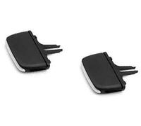 Jodriva For VOLVO, XC90 V90 S90 Auto Aria Condizionata Vent Clip di Riparazione Kit Anteriore Posteriore AC Griglia di Sfiato Uscita Tab Clip Cursore Clip per bocchetta di ventilazione(BLACK 2 pcs)