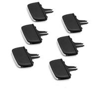 Jodriva For VOLVO, XC90 V90 S90 Auto Aria Condizionata Vent Clip di Riparazione Kit Anteriore Posteriore AC Griglia di Sfiato Uscita Tab Clip Cursore Clip per bocchetta di ventilazione(BLACK Onecolor)