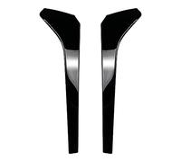 Jodriva For VW, Rline MK2 2017-2022 Spoiler laterale posteriore Ala Trim Tronco Finestra Bordo Splitter Labbro Parabrezza Canard Spoiler posteriore(Glossy Black)