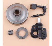 Jodriva Frizione Tamburo pignone Cuscinetto Cerchio Pompa Olio Set Trasmissione Motosega Pezzi di Ricambio, for Partner, 420 390 350 351 352 370 371 Tamburo Frizione Motosega