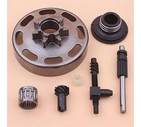 Jodriva Frizione Tamburo Pompa Olio ingranaggio a Vite Senza fine regolatore Catena Cuscinetto di Tensione Motosega, for Husqvarna, 435 435E 440 440E Tamburo Frizione Motosega