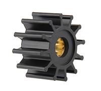 Jodriva Girante pompa acqua, for VOLVO, for Johnson, 09-1027B, for Jabsco 1210-0001 Motore fuoribordo in gomma nera 12 pale for barca Girante per pompa dell'acqua
