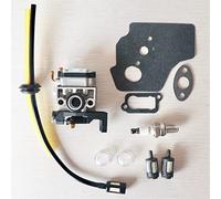 Jodriva Guarnizioni carburatore carburatore Candela di accensione Kit tubo flessibile del carburante GX35 GX 35 HHT35 HHT35S FG110 Motore for tosaerba Tubo carburante per motosega