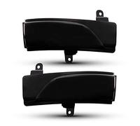 Jodriva Indicatore di direzione indicatore di direzione dinamico a specchio ambrato 2 pezzi, for Subaru, Crosstrek, for Forester, Impreza Legacy Outback WRX STI Spia luminosa per auto(Dynamic Smoked C