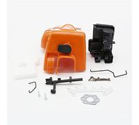 Jodriva Kit asta albero motore con paraurti filtro aria coperchio superiore, for MS180 MS170 018 017 MS 180 Ricambi motosega a benzina Motosega Copertura del filtro dell'aria per motosega