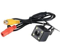 Jodriva Kit camma per retromarcia automatica Telecamera di parcheggio per auto, visione notturna, retromarcia automatica, IP68, impermeabile, CCD 170(BLACK 12 lights)