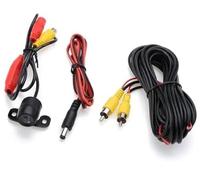 Jodriva Kit camma per retromarcia automatica Telecamera di parcheggio per auto, visione notturna, retromarcia automatica, IP68, impermeabile, CCD 170(BLACK Camera 6m Cable)