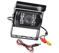 Jodriva Kit camma per retromarcia automatica Telecamera per retromarcia 18 Ir Auto 12V 24V Parcheggio Backup Visione notturna Autobus Camion Camper Van