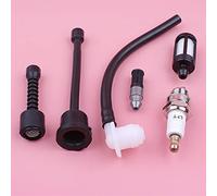 Jodriva Kit candela di accensione for tubo filtro olio gas combustibile, for STIHL, 070 090 pezzo di ricambio for motosega 1106 647 9404, 1111 358 7700 Tubo carburante per motosega