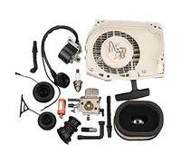 Jodriva Kit carburatore Bobina di accensione avviamento a Strappo Tosaerba da Giardino, for STIHL, 064 066 MS640 650 660 Motosega 1122 120 0623 WJ-67A HS-320A Carburatore sostitutivo