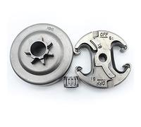 Jodriva Kit Corona pignone Tamburo Frizione Motosega Parti di Ricambio, for Husqvarna, 340 345 350 EPA 346 346XP 351 353 445 445E Tamburo Frizione Motosega