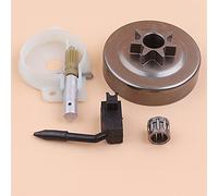 Jodriva Kit Cuscinetto Pompa Olio Tamburo Frizione Parti di Ricambio Motosega, for Husqvarna, 142 137 141 136 36 41 Tamburo Frizione Motosega