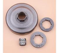 Jodriva Kit Cuscinetto Ruota dentata Tamburo Frizione, for Rancher, for Motosega, for Husqvarna, 455 460 537291602 Tamburo Frizione Motosega