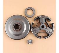 Jodriva Kit Cuscinetto Ruota dentata Tamburo Frizione Pezzi di Ricambio for Motosega, for Husqvarna, 61 66 162 266 268 272 268XP 272XP Tamburo Frizione Motosega