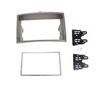 Jodriva Kit da cruscotto for installazione stereo doppio DIN for autoradio 2010, for Subaru, Legacy (grigio argento) Kit di montaggio sul cruscotto con telaio del crus