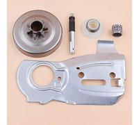 Jodriva Kit di Ingranaggi a Vite Senza fine, Piastra pistone Pompa Olio Tamburo Frizione, Parti Ricambio for Motosega, for Husqvarna, 340 345 350 503875701 578097901 Tamburo Frizione Motosega
