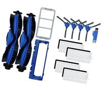 Jodriva Kit di parti ricambio for Robovac 11S 25C 30 30C 35C 12 15T 15C Slim Robot Vacuum Spazzola laterale principale Filtro Hepa Copertura della spazzola principale dell'aspirapol