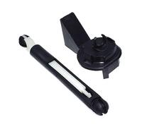 Jodriva Kit di riparazione assemblato con serratura di rilascio del cofano del cofano anteriore con 2 chiavi uguali, for Ford, Focus, MK2 2004-2012 4M5AA16B970AB Sostituzione della serratura del cofan