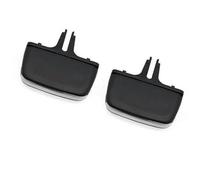 Jodriva Kit di riparazione clip cursore scheda uscita griglia di presa d'aria anteriore for auto cruscotto cruscotto, for VOLVO, XC90 2016-2024 Clip per bocchetta di ventilazione(BLACK 2 pcs)