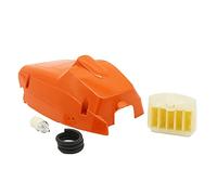 Jodriva Kit filtro aria coperchio cilindro superiore, for Husqvarna, 340 345 350 Motosega Parti 503910501 537024002 Copertura del filtro dell'aria per motosega