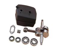 Jodriva Kit guarnizioni marmitta di scarico paraolio cuscinetto albero motore, for Husqvarna, for 61 268 272 Guarnizione per olio motore