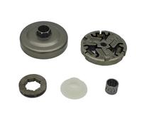 Jodriva Kit ingranaggio a vite senza fine con tamburo frizione da 3/8"-7T, for Husqvarna, 355 357 357XP 359 EPA Garden Motosega Pezzo di ricambio Tamburo della frizione