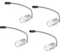 Jodriva Kit sensore paraurti auto Sensore Pdc per auto 4 pezzi di parcheggio, per Toyota, per Camry Rx Pz362-00208 Pz36200201 188300-4110 188300-9060(White)