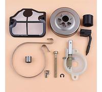 Jodriva Kit Tamburo Frizione, Pompa Olio, tendicatena, Nastro Freno, Motosega, motoseghe, Pezzi di Ricambio, for Husqvarna, 142 141 137 136 36 41 Tamburo Frizione Motosega