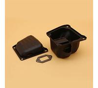 Jodriva Marmitta di scarico con guarnizione, for parti ricambio for motosega MS 064 065 066 MS650 MS660 11221400614 Kit silenziatore per motosega