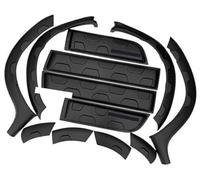 Jodriva Passaruota e modanature for auto, for Renault, for Dacia, Duster 2010-2022 Decorazioni for auto Set completo Paraurti Coperture Rivestimento passaruota(2010-2017)