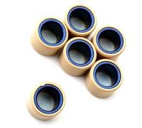Jodriva Pesi a rulli 6 pezzi 7g 11g 12g 13g 16g 20x15mm, for 125cc 150cc 4 tempi Peso della puleggia dello skateboard(BLACK 20x15mm 12g)