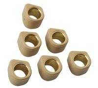 Jodriva Pesi a rulli for variatore da corsa 16x13mm, for modelli di scooter 50cc 4T 4g 5,5g 6g 7g Peso della puleggia dello skateboard(BLACK 16x13mm 6g)
