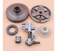 Jodriva Pignone Frizione Tamburo Pompa Olio ingranaggio a Vite Senza fine Cuscinetto Motosega, for 4500 5200 5800 45cc 52cc 58cc Tamburo Frizione Motosega