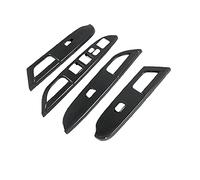 Jodriva Porta finestra bracciolo copertura interruttore pannello modanatura modanatura, for Mitsubishi, RVR ASX Outlander Sport ES 2020 2021 accessori auto in fibra di carbonio adatto solo for guida a