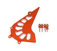 Jodriva Protezione del coperchio della catena del pignone della protezione del motore del motociclo, for Husqvarna, Svartpilen 250 Svartpilen 401 2018-2022 Accessori Paracatena(Orange)