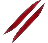 Jodriva Riflettore paraurti posteriore, 1 paio di riflettori for luci posizione riflettenti for, for Tesla, modello X 2016-2023, rosso 1034342-00-C Sostituzione del catarifrangente del paraurti post